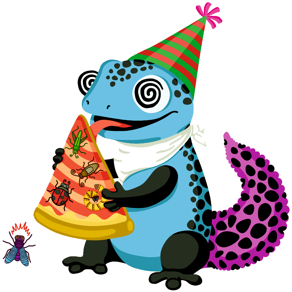 Snacko Gecko's Pizza Party